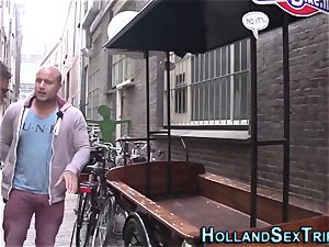 Dutch escort fellating