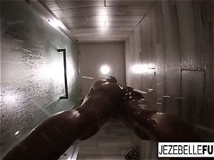 Jezebelle Bond super hot scorching shower